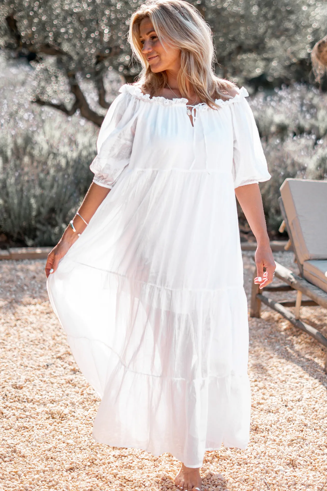 Dress Peralta White
