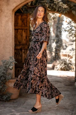 Dress Santi Paisley Black