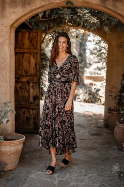 Dress Santi Paisley Black