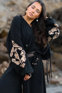 Embroidery Blouse Esthetica Black