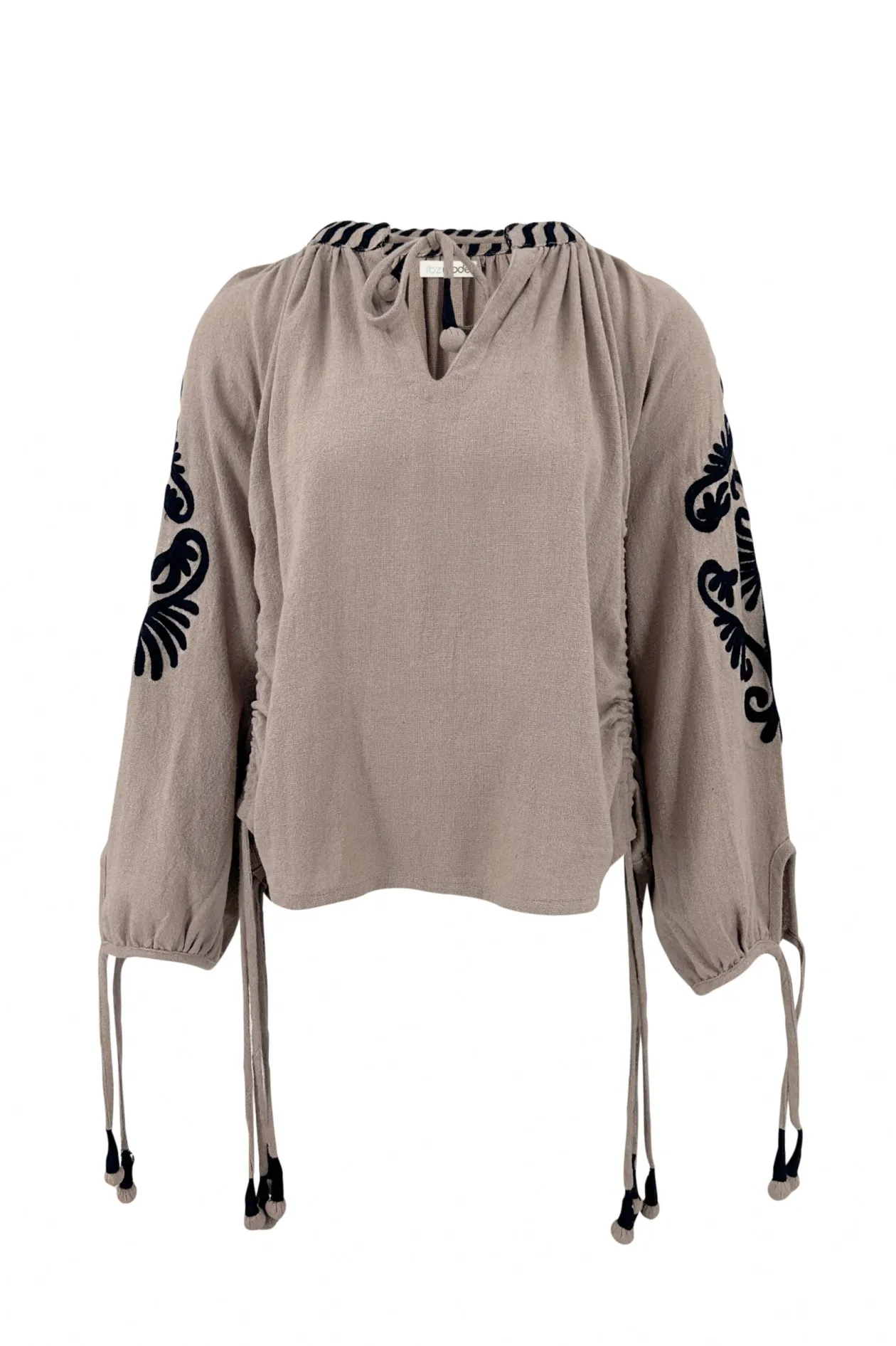Embroidery Blouse Esthetica Taupe