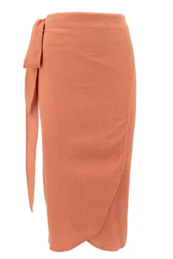 Evelin Wrap Skirt Terra