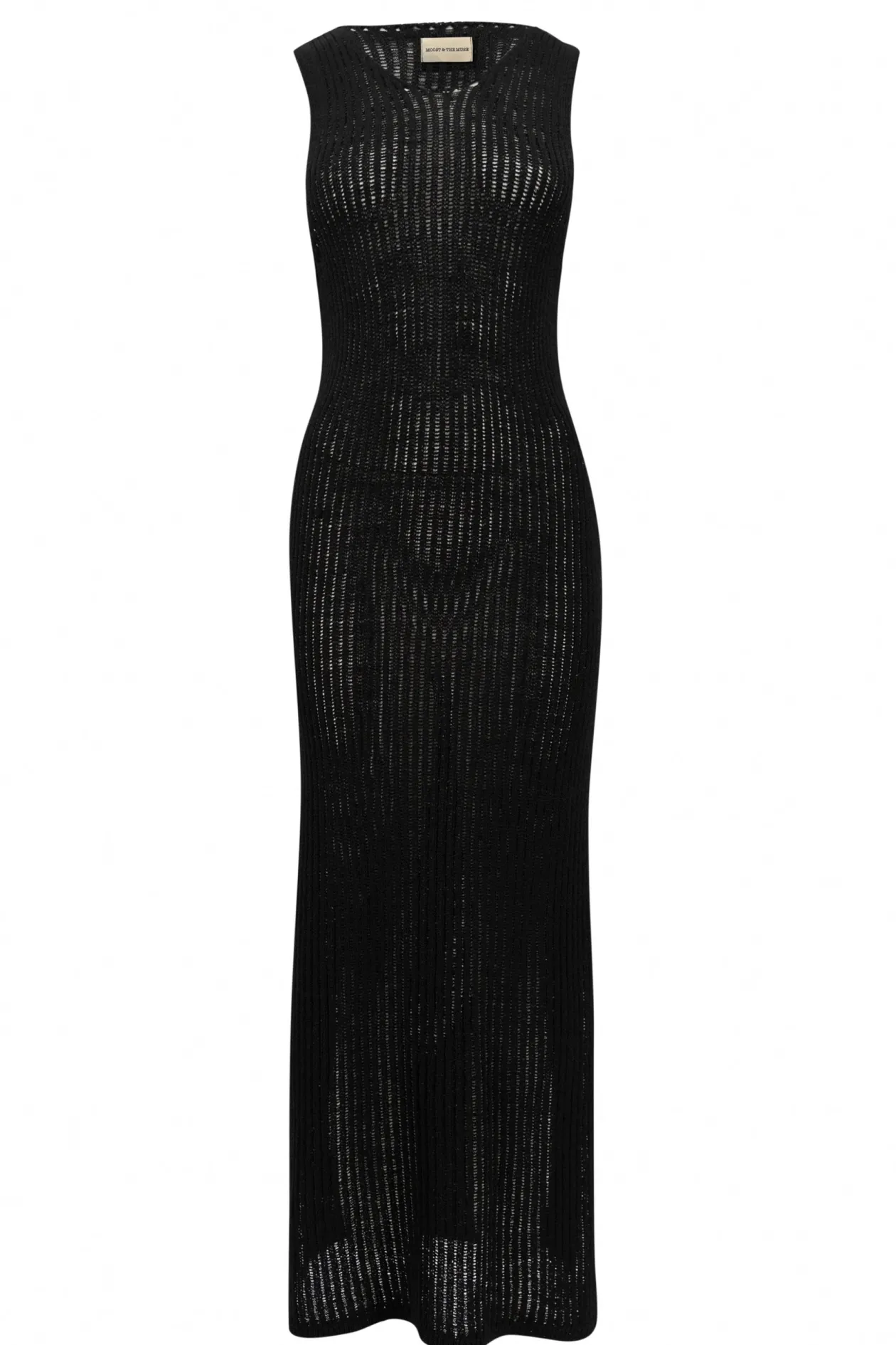 Felin Ajour Knitted Dress Black
