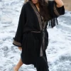 Fringe Kimono Esthetica Black