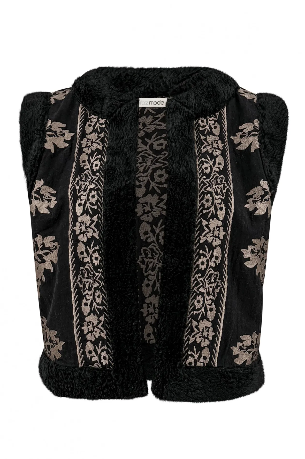 Fur Gilet Espanola Black