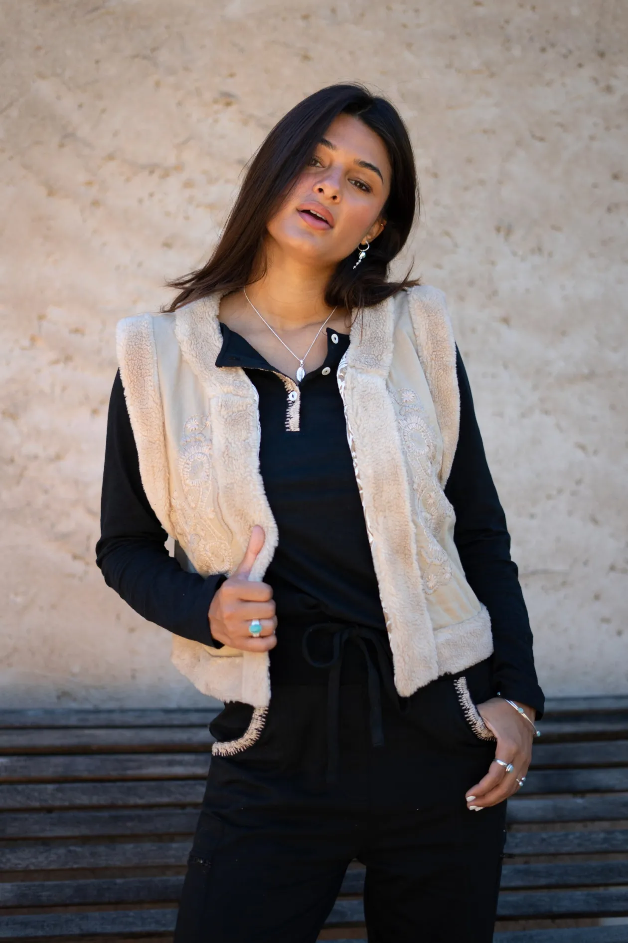 Gilet Corazon Sand