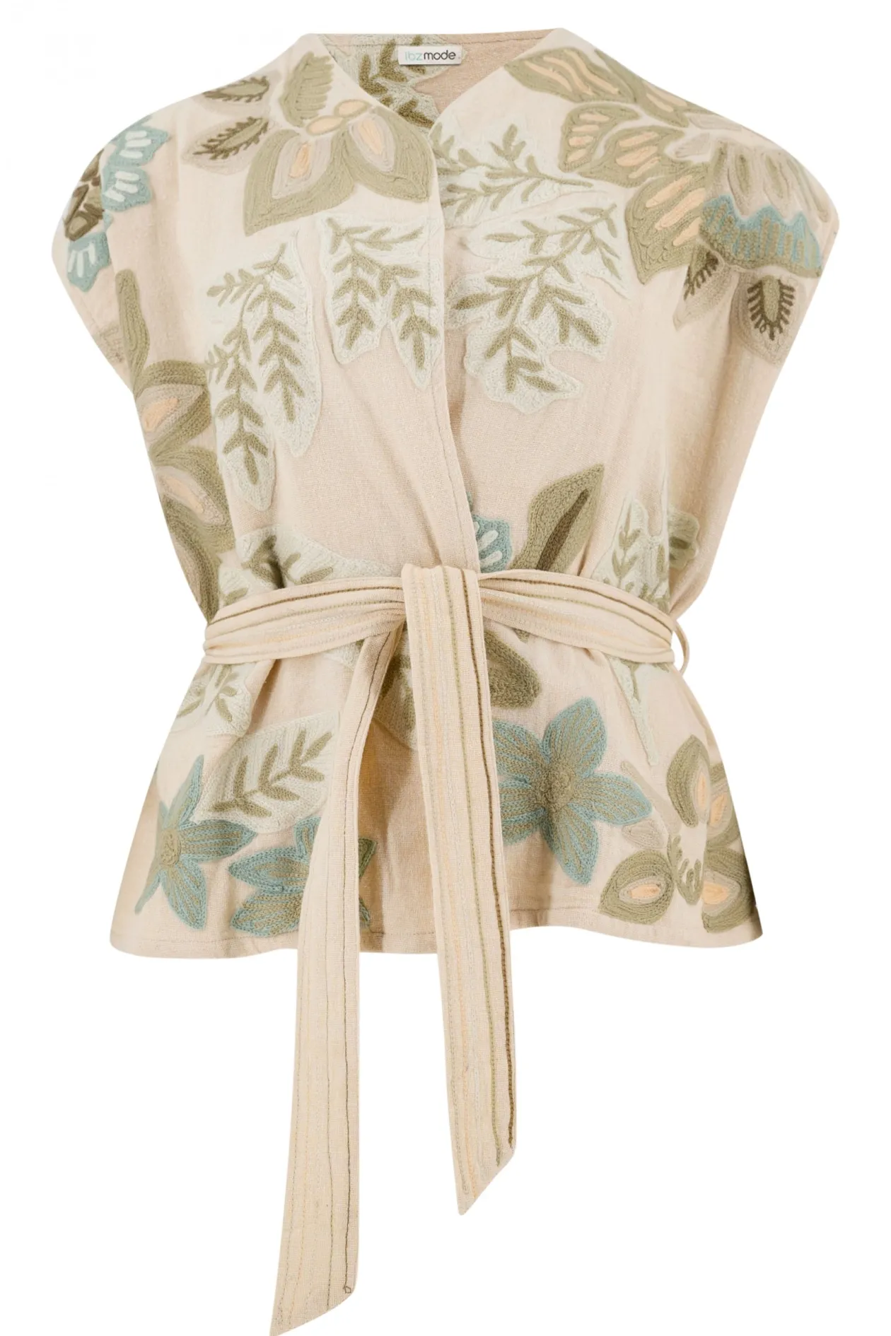 Gilet Vidal Floral Ivory