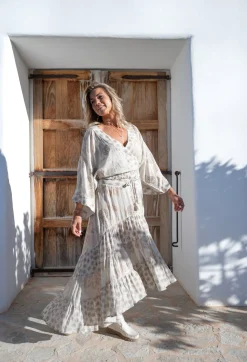 Gypsy Skirt Charlota Ivory print