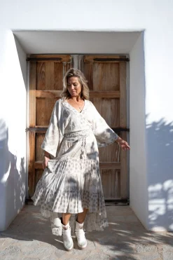 Gypsy Skirt Charlota Ivory print