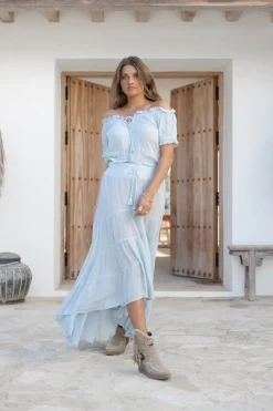 Gypsy Skirt Charlota Pale blue