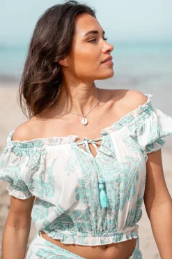Gypsy Top Adella Aqua