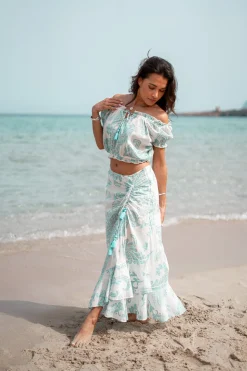 Gypsy Top Adella Aqua