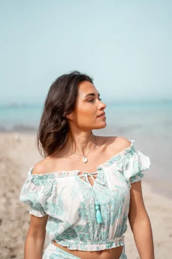 Gypsy Top Adella Aqua