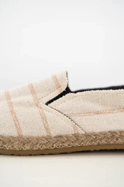 Heren Espadrilles Andres Stripe Beige