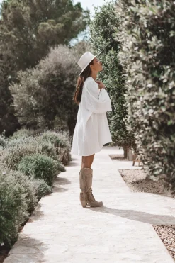 Isabel Tunic Dress Off White