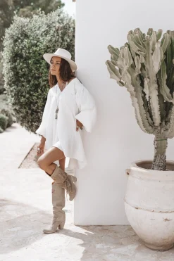 Isabel Tunic Dress Off White
