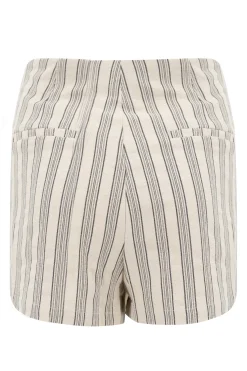 Ivy Striped Skort Stripe Beige/Black