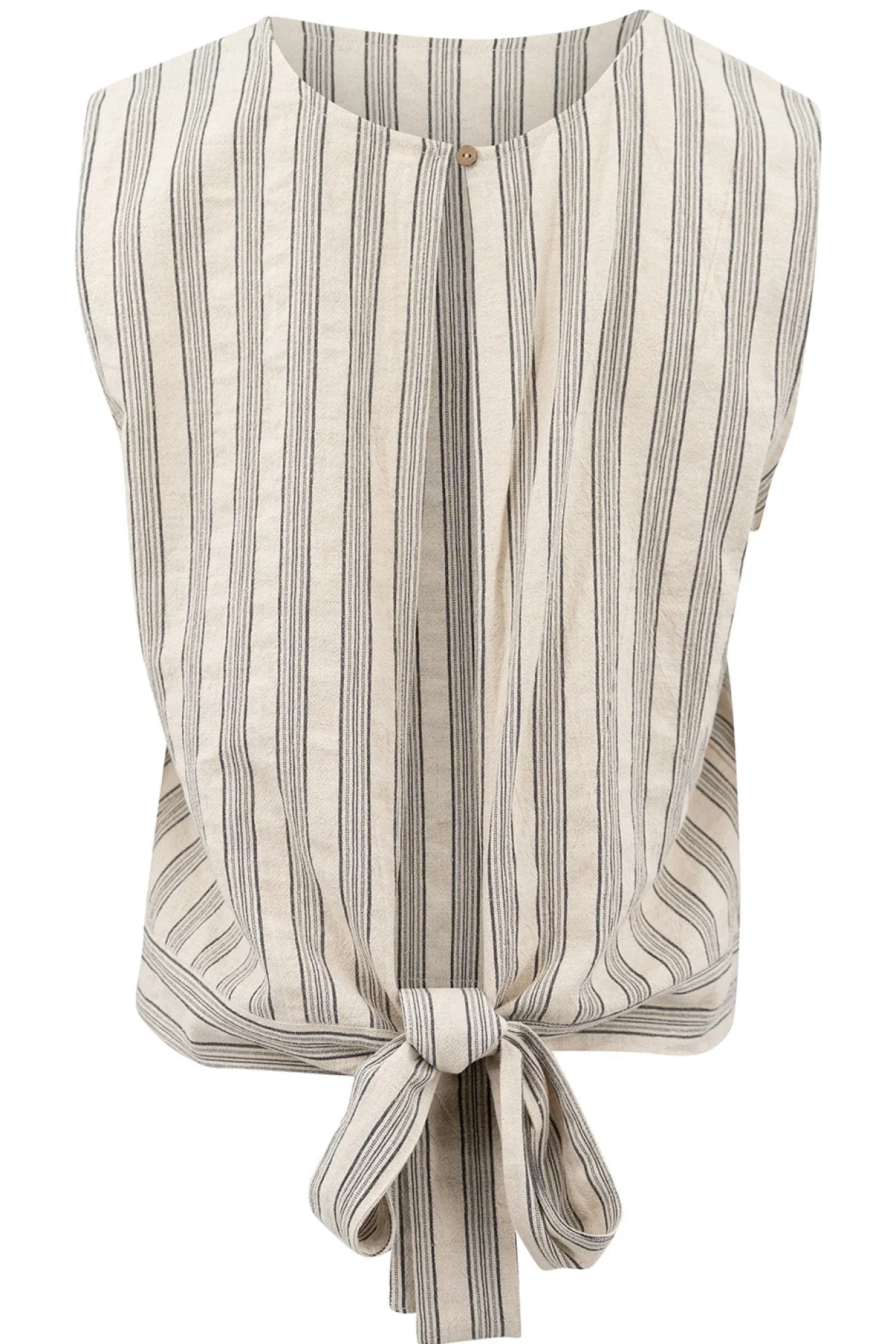 Ivy Striped Top Stripe Beige/Black