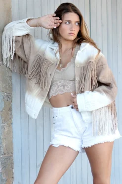 Jacket Matiz Ombre Ivory