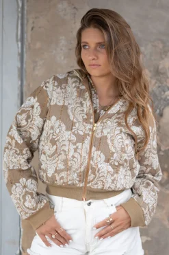 Jacket Nyra Baroque White Print