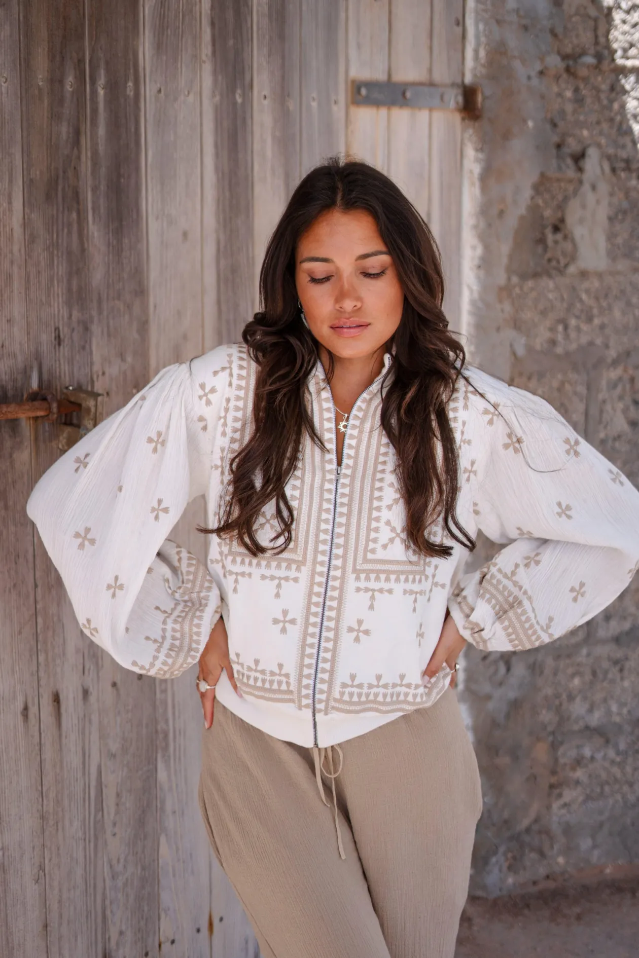 Jacket Sonrisa Off White