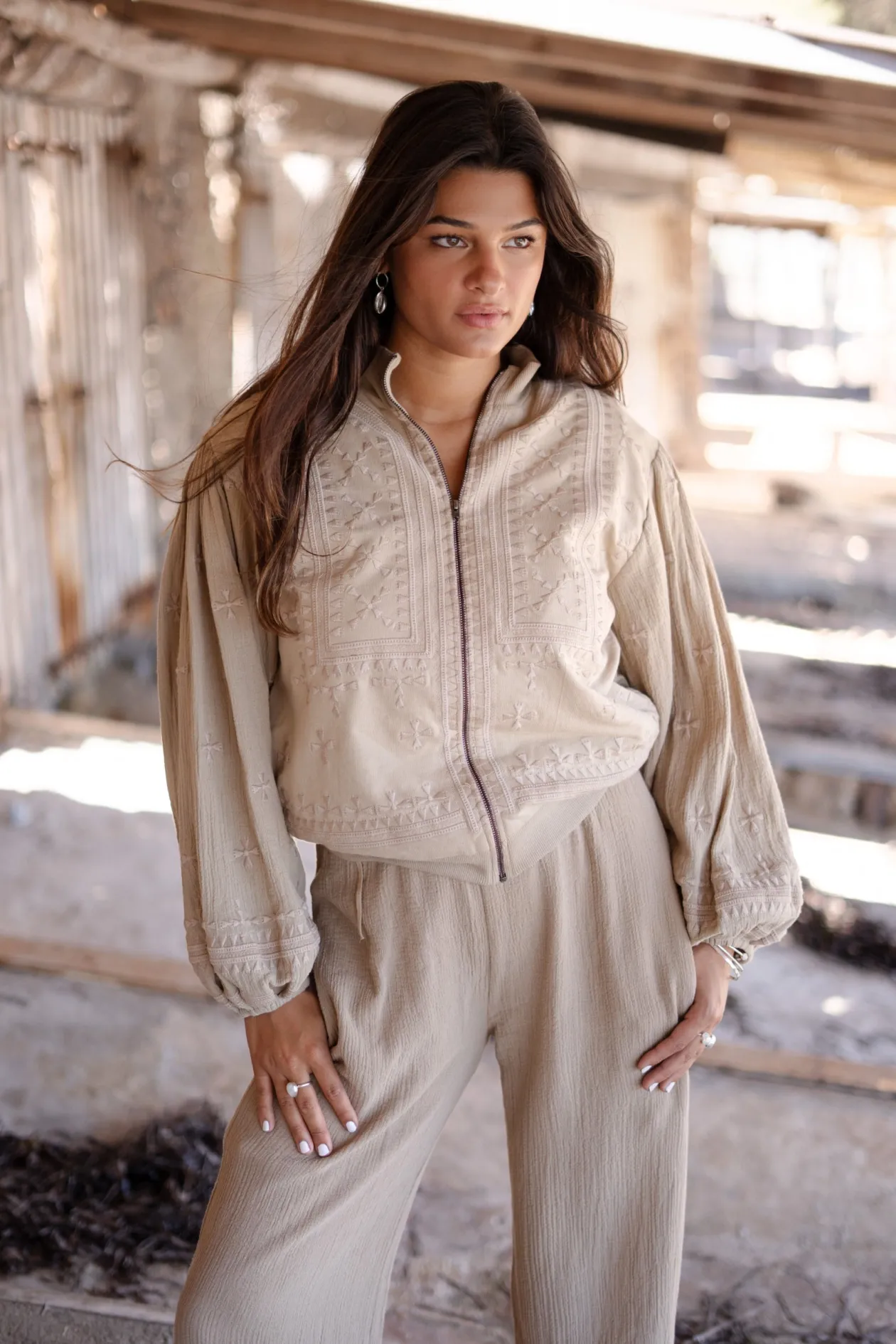 Jacket Sonrisa Taupe