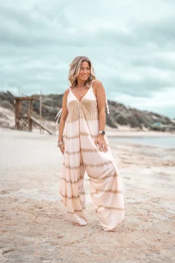 Jumpsuit Alma Tie Dye Powder/ Sand