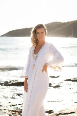 Kaftan Calista Nyx White