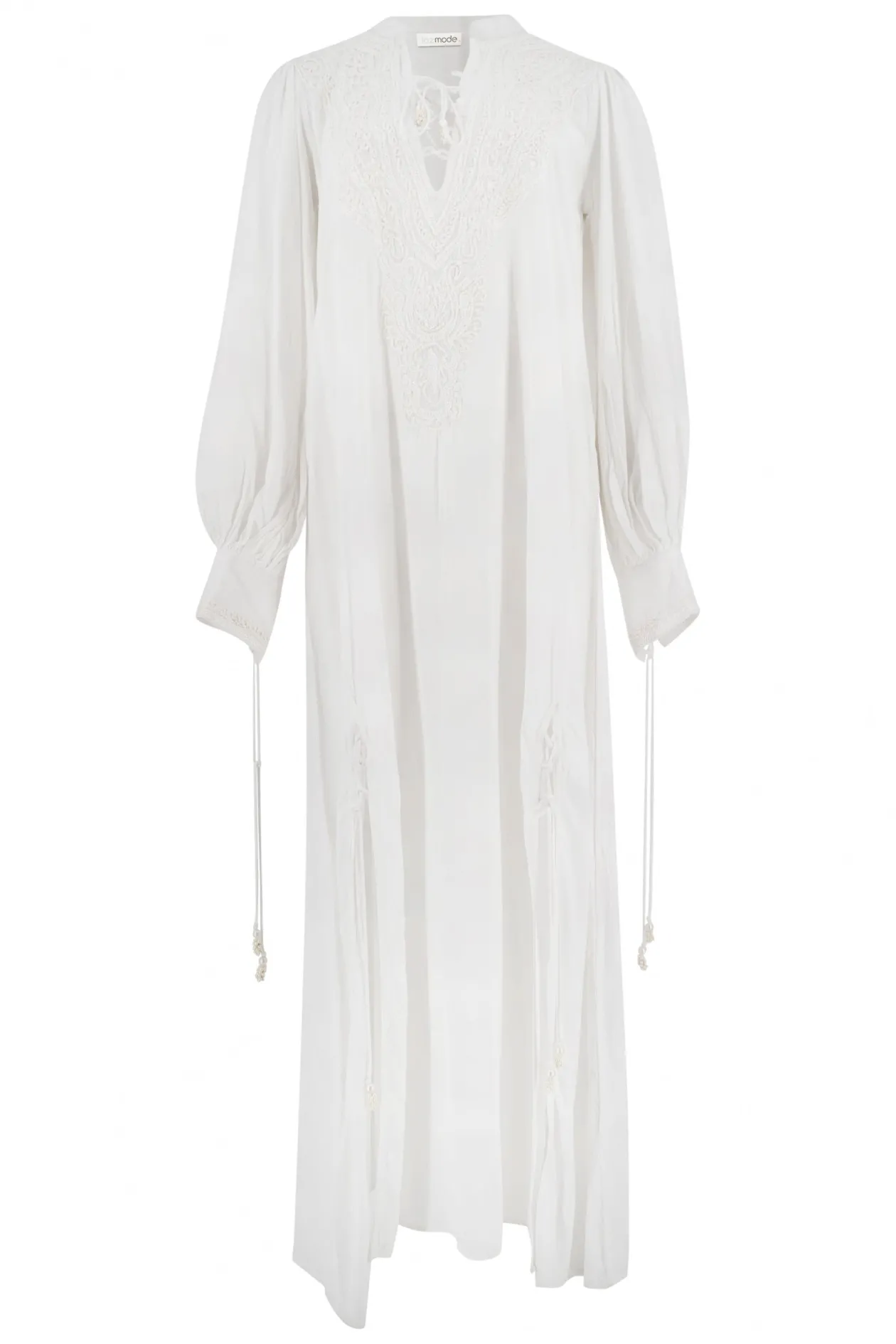 Kaftan Gabriela Granada White