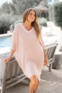 Kaftan Laia Linen Powder