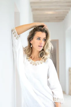 Kaftan Laia Scorva White
