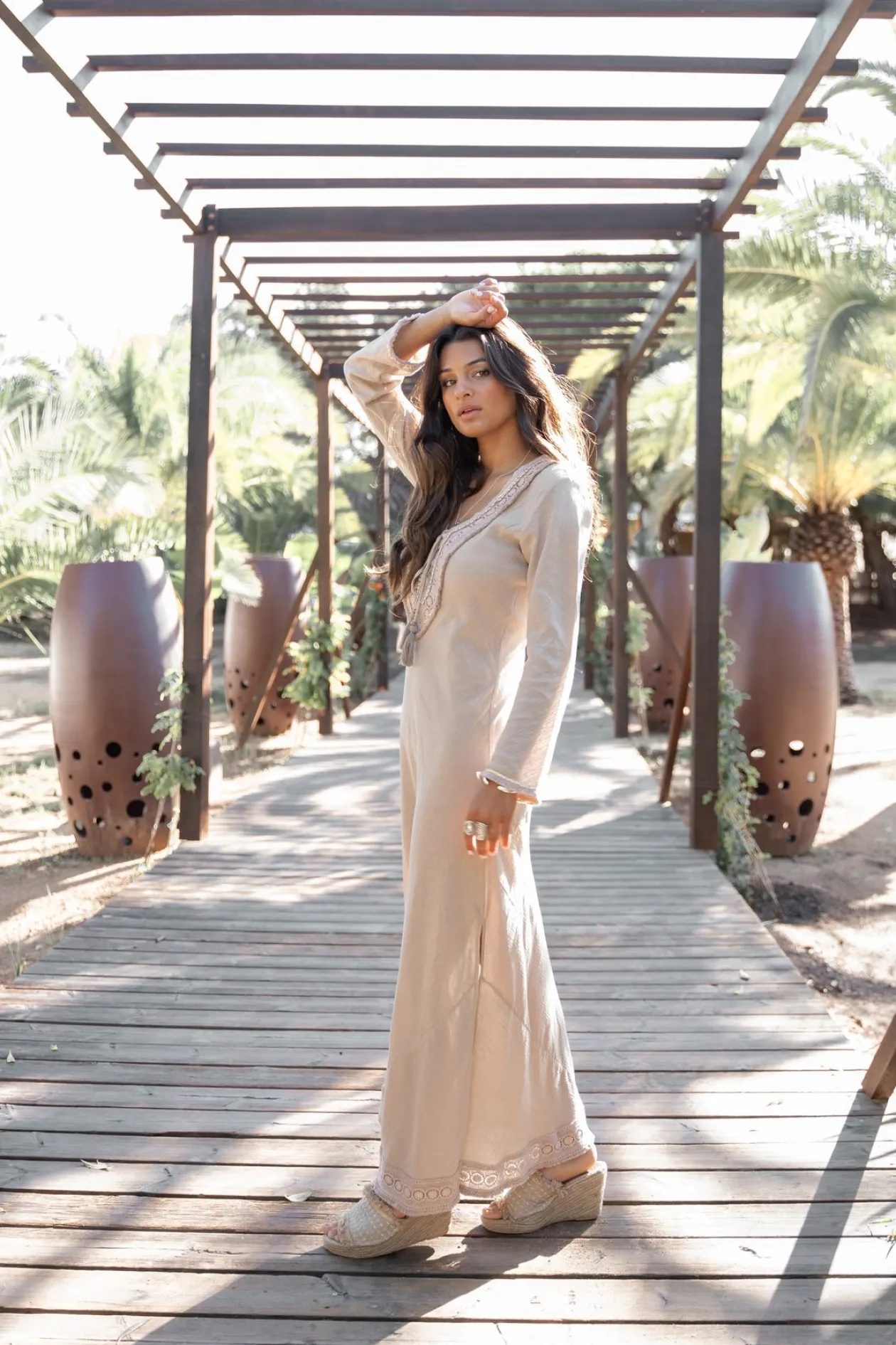 Kaftan Morena Taupe
