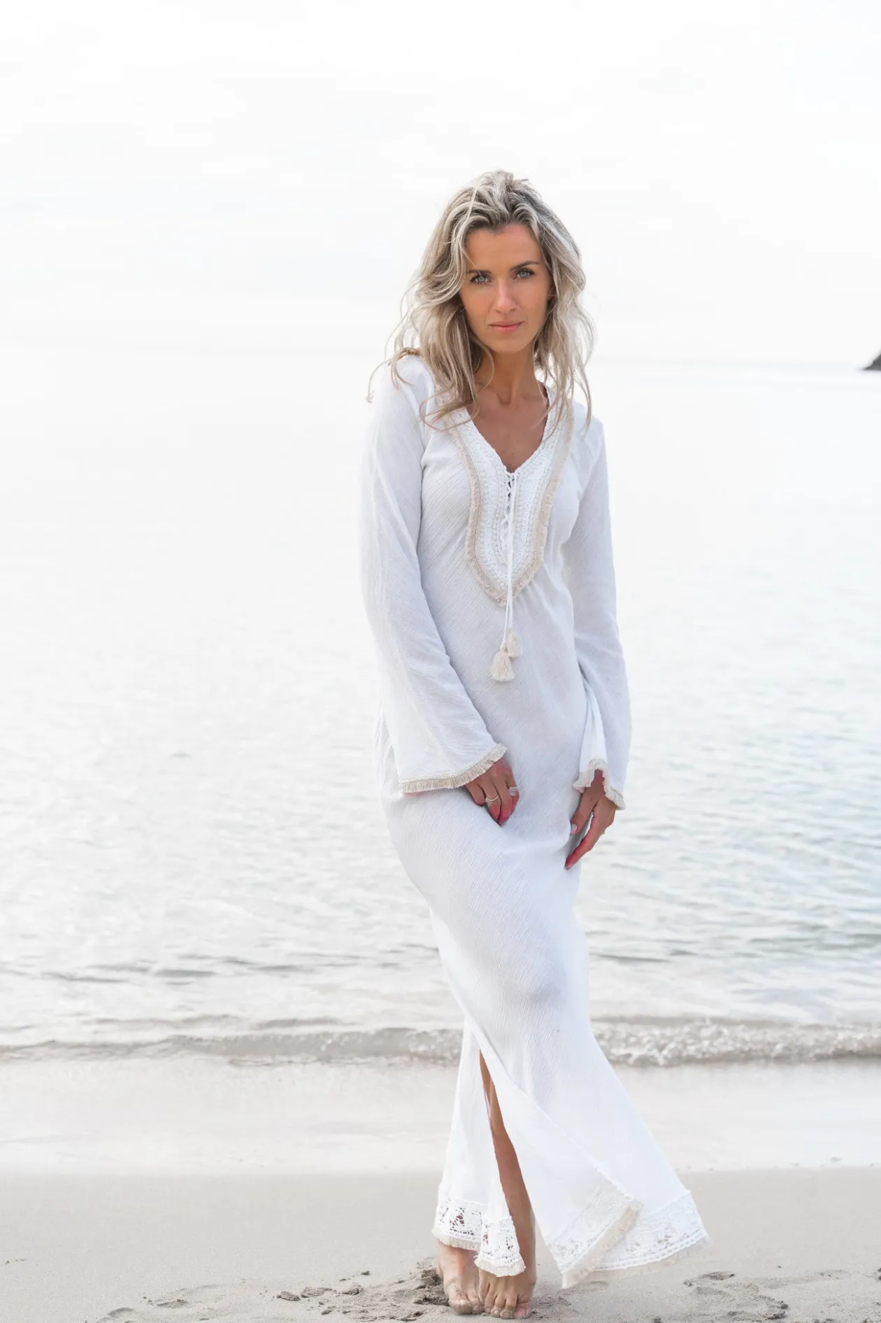 Kaftan Morena White