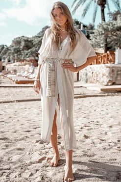 Kimono Deya Plain Ivory