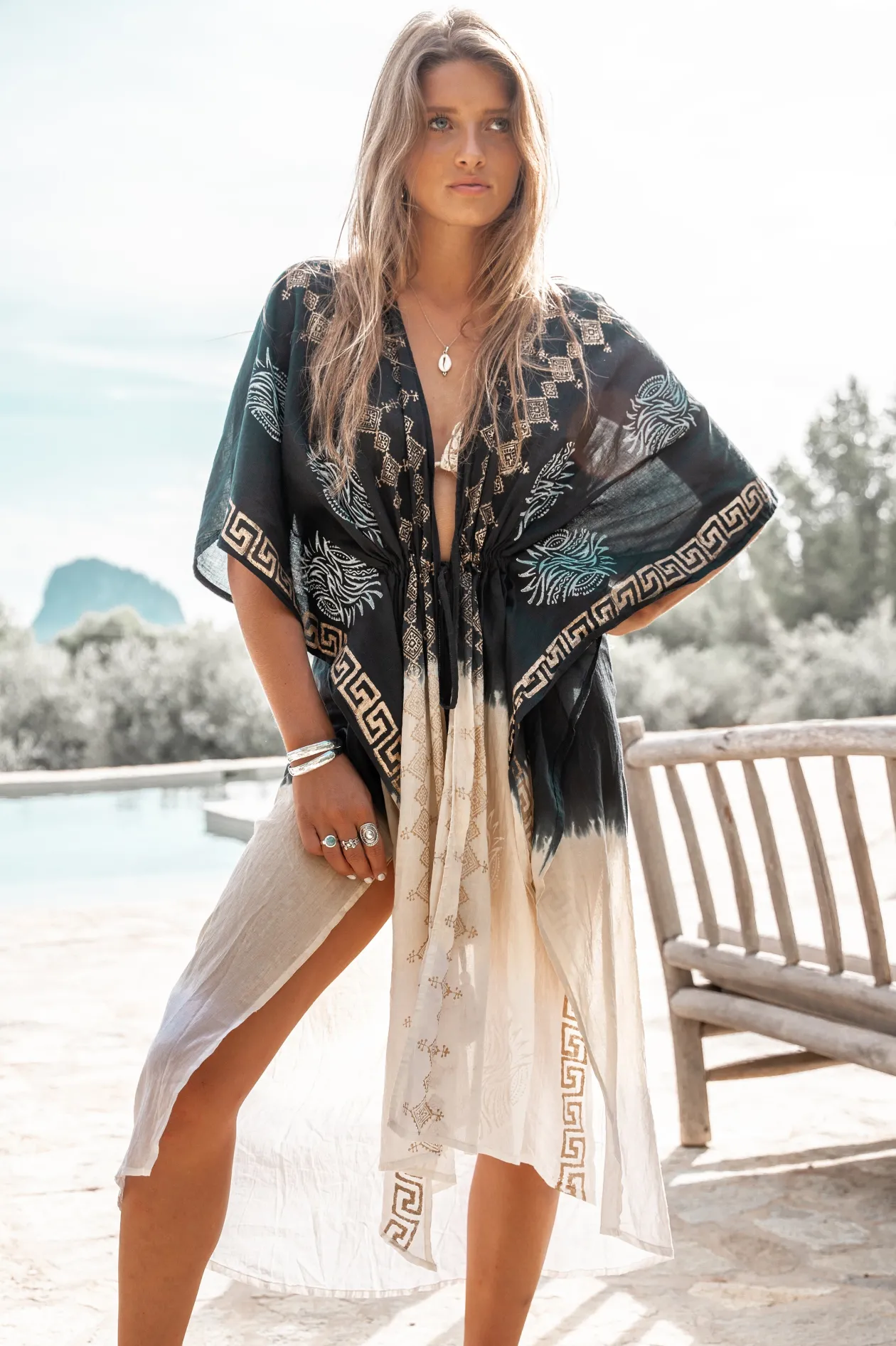 Kimono Griego Black