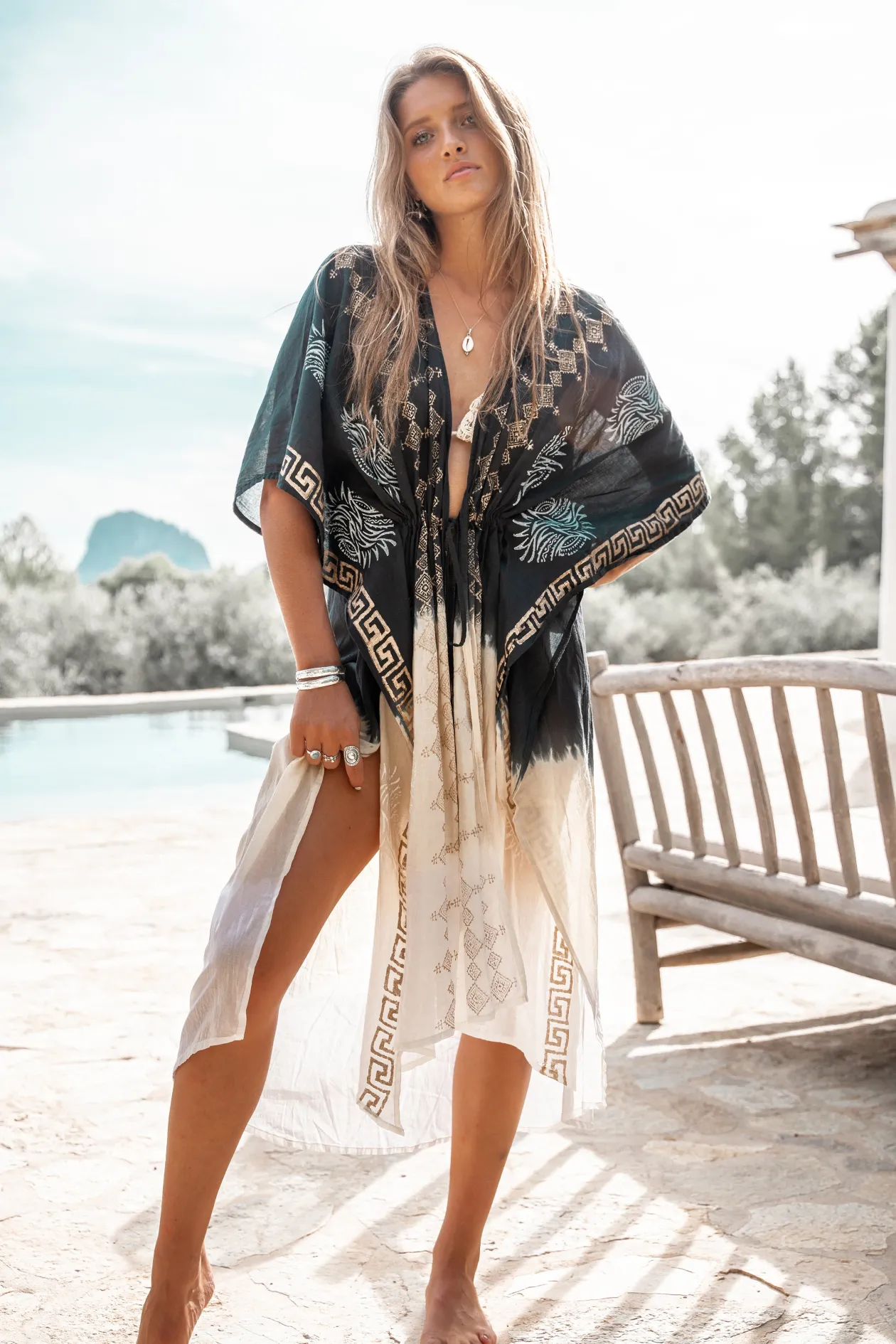 Kimono Griego Black
