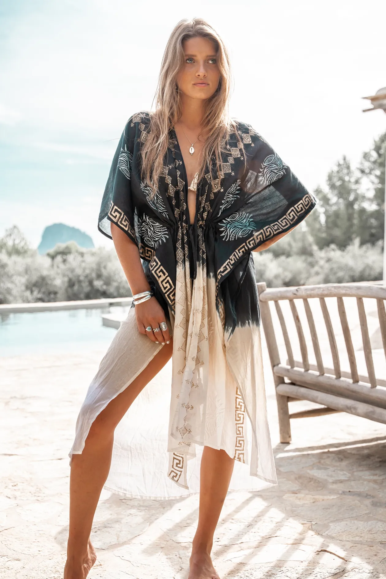 Kimono Griego Black
