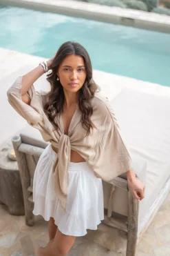 Kimono Shali Taupe