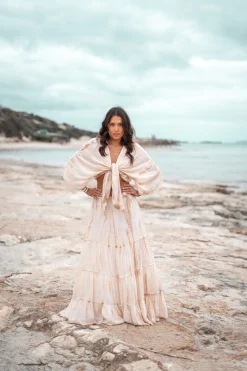 Kimono Shali Tie Dye Taupe