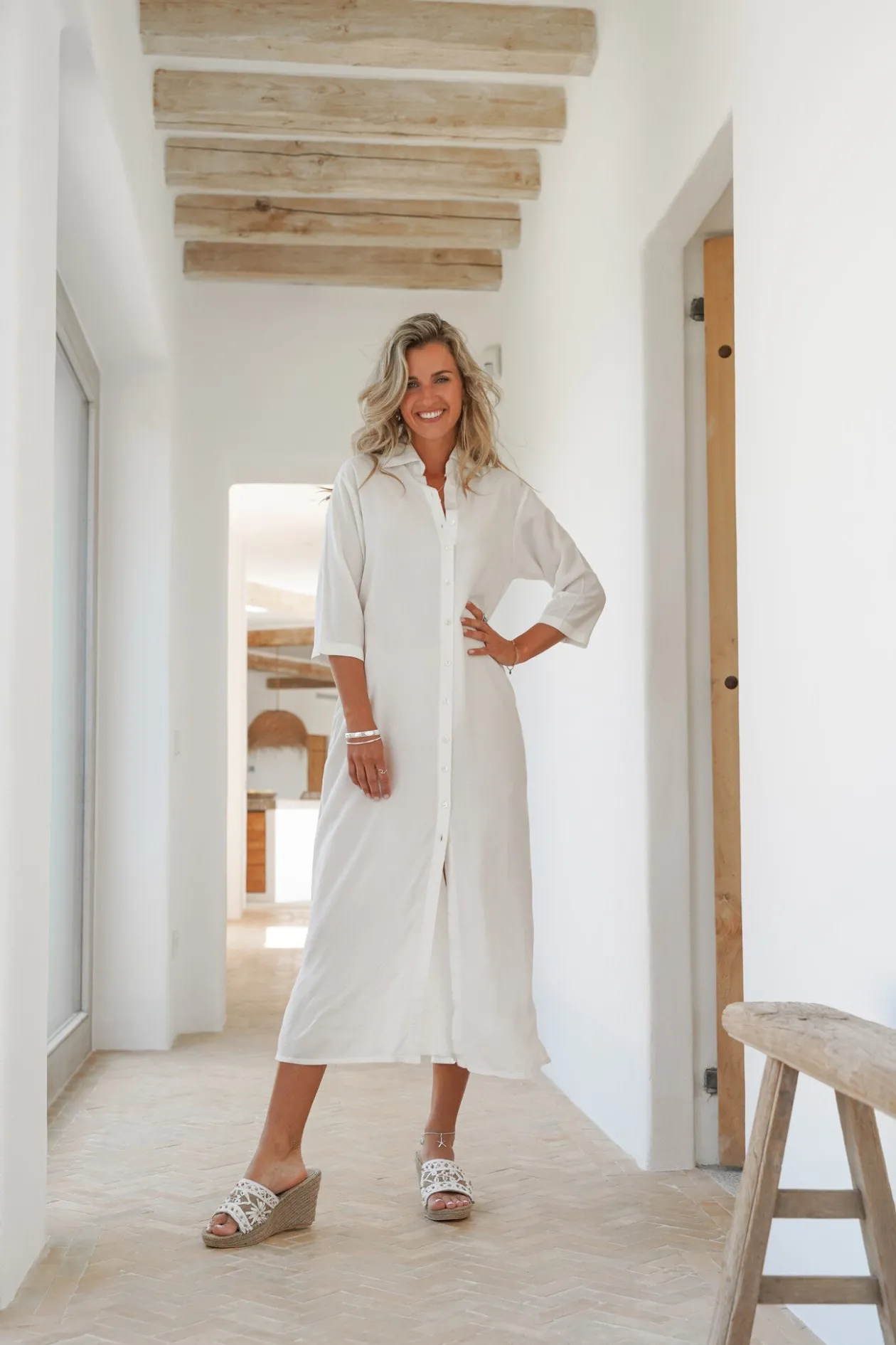 Long Blouse Esma Ivory