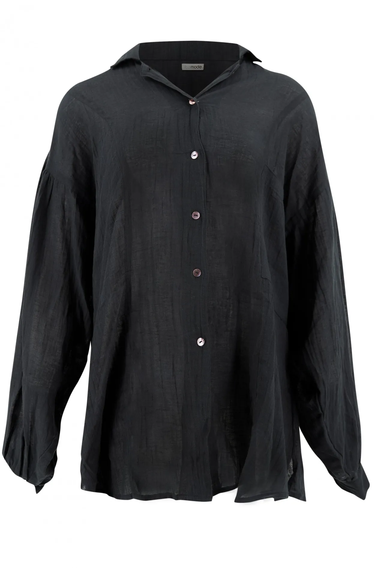 Long Blouse Sparkle Black