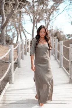 Long dress Taupe