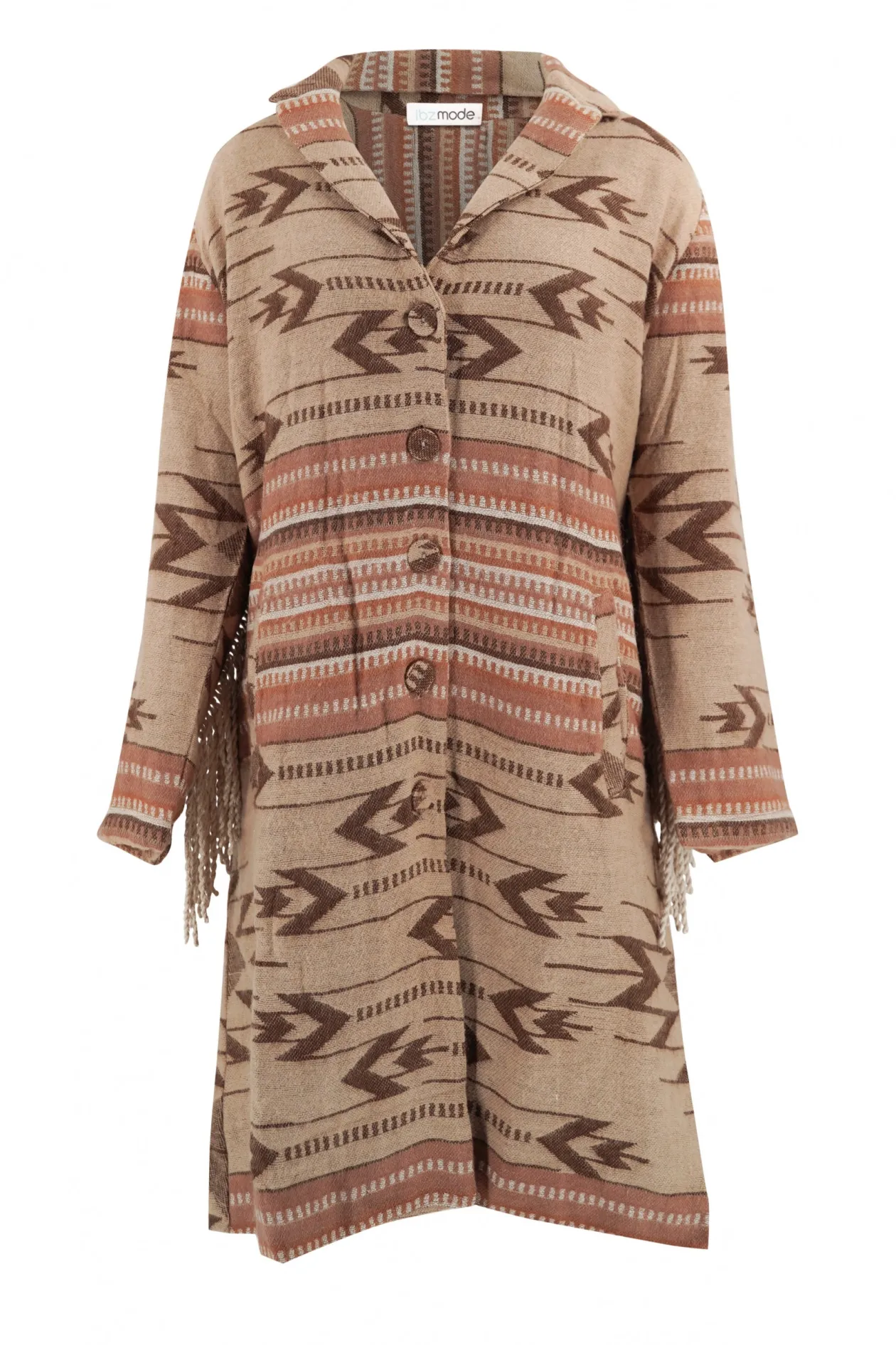 Long Fringe Jacket Spirit Natural