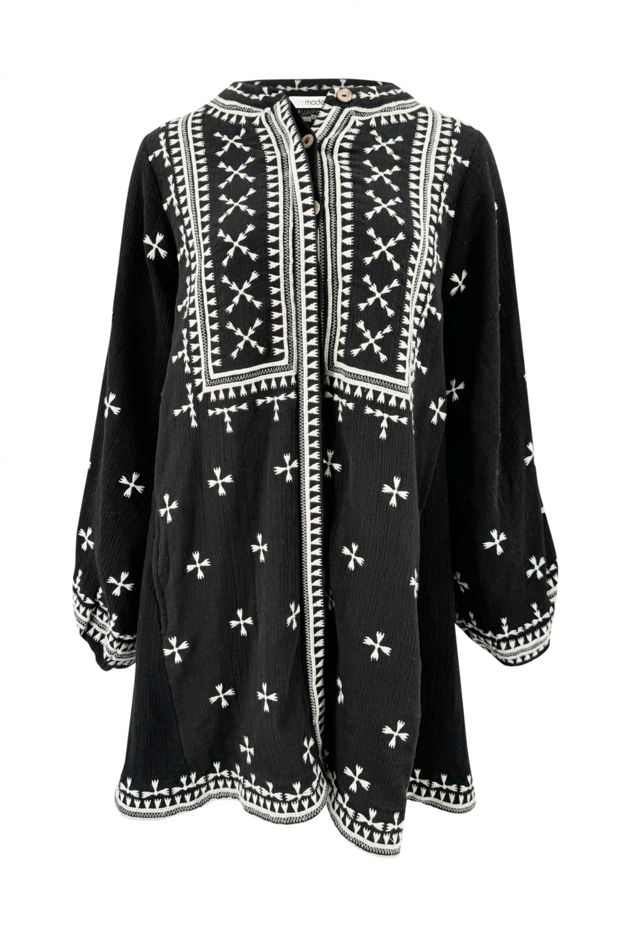 Long Jacket Sonrisa Black