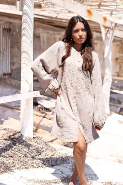 Long Jacket Sonrisa Taupe