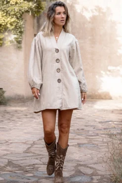Long Jacket Spirit Light Sand
