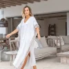 Long Kaftan Kira Scorva White