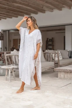 Long Kaftan Kira Scorva White