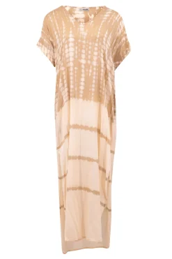 Long Kaftan Noa Tie Dye Powder/ Sand
