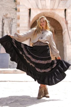 Long Skirt Espanola Black